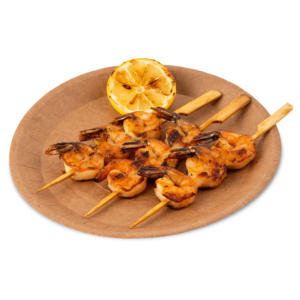 Platos de Papel Kraft Ecológicos de Alta Calidad, Aptos para Alimentos, Compostables, Paquete al por Mayor del Fabricante con Logotipo Personalizado - Product Image 1