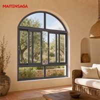 Fabricant professionnel de fenêtres coulissantes en aluminium avec moustiquaire, étanches, pour cuisine, balcon, salle de bain