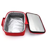Boîte à lunch isotherme personnalisée et colorée, vierge pour sublimation, portable, réutilisable, sac à lunch scolaire, utilisation au bureau, Oxford