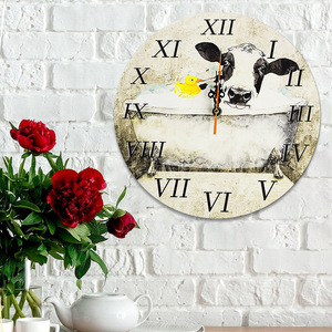 In stock: Nordic style wooden <b>clock</b> pendant, bathroom yak <b>clock</b>, living room decorative wall <b>clock</b>, wooden craft pendant. - Product Image 3
