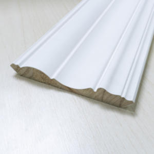 Joint de doigt apprêté Pin Radiata <span class=keywords><strong>Sapin</strong></span> chinois MDF Personnalisable Couronne <span class=keywords><strong>Corniche</strong></span> Moulure Blanc Apprêté En Bois Couronne Moulure - Product Image 1