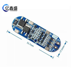 แผงป้องกันแบตเตอรี่ลิเธียมไอออน YIXINSHENG 3S 10A ป้องกันการชาร์จเกิน การคายประจุเกิน และการลัดวงจร - Product Image 4