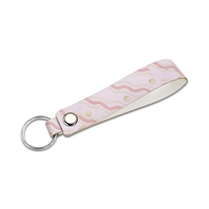 Thời Trang Không Thấm Nước Xách Tay Treo Máy Bay Tag Vải Tùy Chỉnh Keychain Phụ Kiện Hawaii Hoa Vỏ Bãi Biển PU Da - Product Image 4