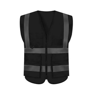 Chaleco DE SEGURIDAD reflectante de alta visibilidad al por mayor, ropa de trabajo de seguridad personalizada, deportes, proveedor a granel ODM, poliéster/algodón unisex - Product Image 1