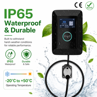 Borne de recharge murale pour véhicules électriques 11 kW triphasée Type 2, 16 A, OCPP 1.6J, WiFi intelligent, RFID, pour Tesla, BMW, Audi, Mercedes