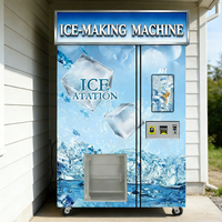 Distributeur automatique de glace commercial à grande échelle sans personnel AIT – Prise en charge SDK, méthodes de paiement personnalisées, basé sur le cloud