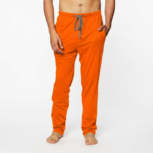 Men's Black Cotton Sweatpants Mid Waist Drawstring Casual Joggers with Pockets Loose Fit Summer Wear Breathable Lightweight - Product Image 4