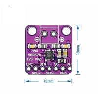 Module amplificateur audio I2S MAX98357 sans filtre, amplification de classe D, compatible avec ESP32 et Raspberry Pi, Chine