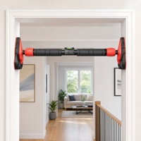Alat Fitness Pull-Up Bar untuk di Rumah, Pemasangan di Pintu, Dapat Disesuaikan, Tanpa Perlu Pengeboran, Ukuran S/L/XL