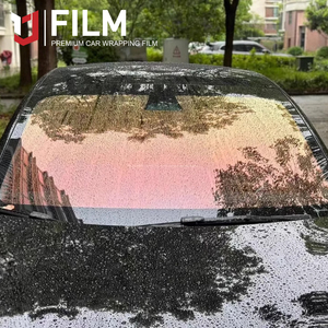 Prezzo di fabbrica colorato finestra tinta rotolo di pellicola 1.52*30m personalizzato fantasma rosso camaleonte pellicola tinta finestra per auto - Product Image 4