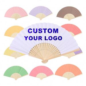 Custom Logo Hand Fan Lightweight Design for Promotional Use Party <b>Gifts</b> Wedding Favors and Festival Event Decoration Supplies - Product Image 6