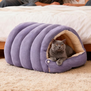 Pet Enclosed <b>Cat</b> Nest Sleeping Bag for Indoor Small Large <b>Cats</b> Dogs Snooze Sleeping Cave Removable Washable Pet Fluffy Nest Bed - Product Image 6