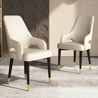 Chaise de salle à manger nordique luxe or tissu bois métal cuir intérieur maison moderne restaurant chaises de salle à manger meubles