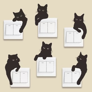 Phim hoạt hình động vật PVC Đề can dán tường cho trẻ em phòng ngủ nhà Ổ cắm chuyển đổi trang trí bảng chuyển đổi trang trí thiết bị chuyển mạch - Product Image 3