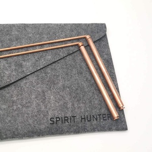 <span class=keywords><strong>2</strong></span> varillas de cobre puro al 99.9% con punta plana (13.5x4.5 pulgadas) con rotación de 360 grados para la búsqueda de <span class=keywords><strong>fantasmas</strong></span>, la detección de agua y tesoros - Product Image 2