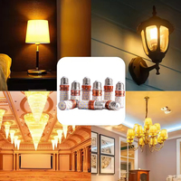 Ampoules de maïs LED à économie d'énergie Super Bright 220V E14/E27 Globe tricolore pour remplacement de lustre domestique 2025