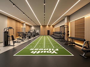<span class=keywords><strong>Gazon</strong></span> artificiel pour salle de sport, résistant à l'usure, herbe <span class=keywords><strong>synthétique</strong></span> pour entraînement en salle de crossfit, lignes, motifs et tailles personnalisés disponibles - Product Image 3