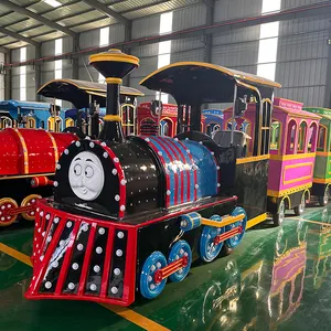 Nouveau parc d'attractions extérieur Trackless Train Electric Kids Rides Shopping Mall Trains électriques pour enfants