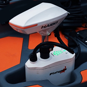 Верхний правый Q007 каяк 12 В Электрический пропеллерный двигатель с GPS для одиночной байдарки для речного озера в море - Product Image 2