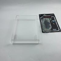 Boîte de présentation en acrylique intégrée haute transparence de taille personnalisable, support de coque de carte d'anime protecteur, respectueux de l'environnement