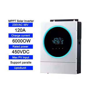 Sistema Solar Híbrido de 5KW a 24KW 48VDC con Onda Sinusoidal Pura y Salida de Corriente Alterna MPPT a Precio de Fábrica - Product Image 1
