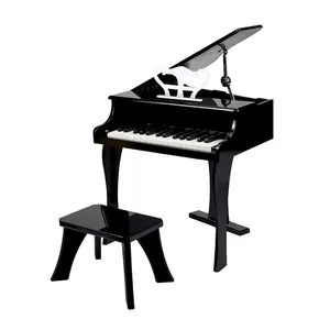 Hape Chất Lượng Tốt Giáo Dục Trắng Đồ Chơi Bằng Gỗ Piano, Deluxe White Grand Piano