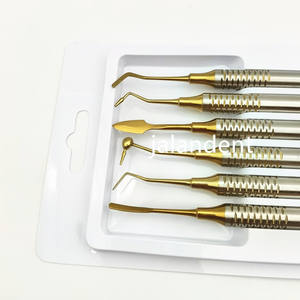 Nuovo Set di 6 Spatole per Resina Composita Dentale, Set per Riempimento in Resina con Manico Spesso, Set per Restauro - Product Image 2