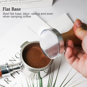 Deriectly Sale 1PCS Tolvas Máquina de molinillo 51/53/58MM Expressed Coffee Tamper Wood Tamper Para <span class=keywords><strong>Handpresso</strong></span> Martillo Cafe - Product Image 3