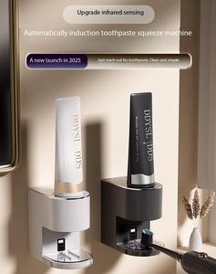 Intelligent Fully Automatic Induction <b>Toothpaste</b> <b>Squeezer</b>, Wall Mounted Electric <b>Squeezer</b>, Bathroom No Drilling - Product Image 1
