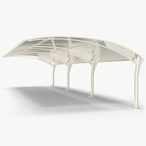 Tente de qualité à structure en membrane tendue rétractable et imperméable pour le stationnement de motos et les transports publics - Product Image 6