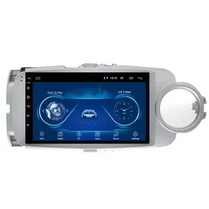 Carro DVD Player 9 Polegada Android 13 Rádio Vídeo Carplay GPS de Navegação para Toyota Yaris/ Vitz 2012-2017 RHD Multimedia System Ce