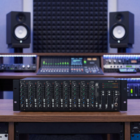 Console de mixage audio professionnelle MUFX 10/12 canaux, alimentée, montable en rack, en métal, avec Bluetooth, entrée MP3 USB, processeur d'effets intégré 16 bits, 3 bandes