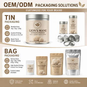 Qidan OEM Polisacáridos 10% Cordyceps Militaris Hongo de Alta Potencia Suplemento de Cuerpo Fructífero Fabricante Botella Tambor - Product Image 6