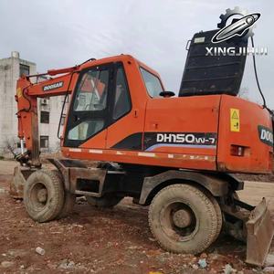 Doosan DH150W-7 15Ton Used Excavator Original Japan Brand middle <b>small</b> Wheel excavator From Japan Second-Hand Yanmar Engine - Product Image 6