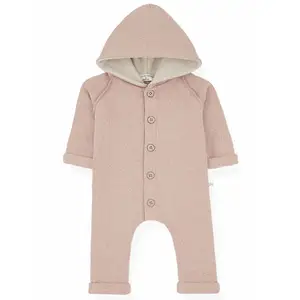 Baby Hoodie Romper Zip bamboo Y2K Baby Custom One Piece Infant Sweatshirt Romper Playsuit Long Sleeve Toddler Fall