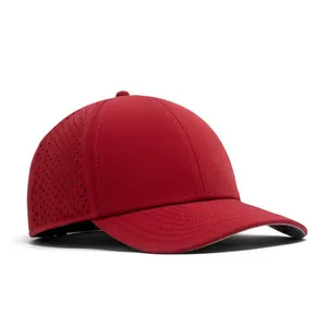 Topi bisbol olahraga bordir Label pribadi desain baru modis merek performa 6 Panel kustom pria kualitas tinggi