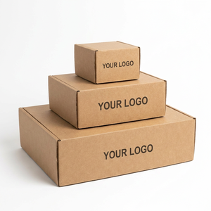 Boîte d'expédition personnalisée à double paroi en carton ondulé, boîte de rangement robuste pour déménagement, emballage en carton pour emballage de marque - Product Image 1