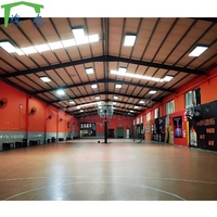 Vigas de Acero Ligeras, Vigas en H Laminadas en Caliente, Construcción de Estadios, Estructura de Acero para Pabellones Deportivos Interiores, Colores Personalizables