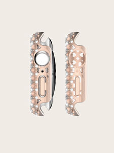 Coque Love Diamond PCHollow pour <span class=keywords><strong>Apple</strong></span> <span class=keywords><strong>Watch</strong></span> S9 IWatch 8 7 <span class=keywords><strong>6</strong></span> 5, <span class=keywords><strong>protection</strong></span> complète en diamant, coque rigide en PC, pare-chocs - Product Image 6