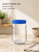 Bocaux de conservation en verre modernes de 770 ml à 2000 ml en gros pour la cuisine, le garde-manger et l'organisation de la maison