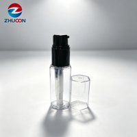 Flacon pulvérisateur en plastique PET transparent avec bouchon en forme de dôme, flacon pulvérisateur à fine brume rechargeable pour les soins de la peau et les parfums