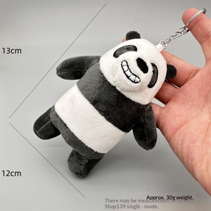 Porte-clés en peluche mignon petit ours, pendentif panda, design ours polaire, super doux, marque SM, style animal, cadeau léger pour machine à poupées - Product Image 6