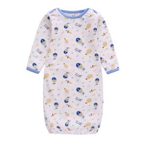 Saco de Dormir para Bebé de Primavera/Otoño, Manga Larga, Algodón Puro, Diseño de Oso, Manta Anti-patadas para Recién Nacidos, Anti-arañazos para la Cara - Product Image 5