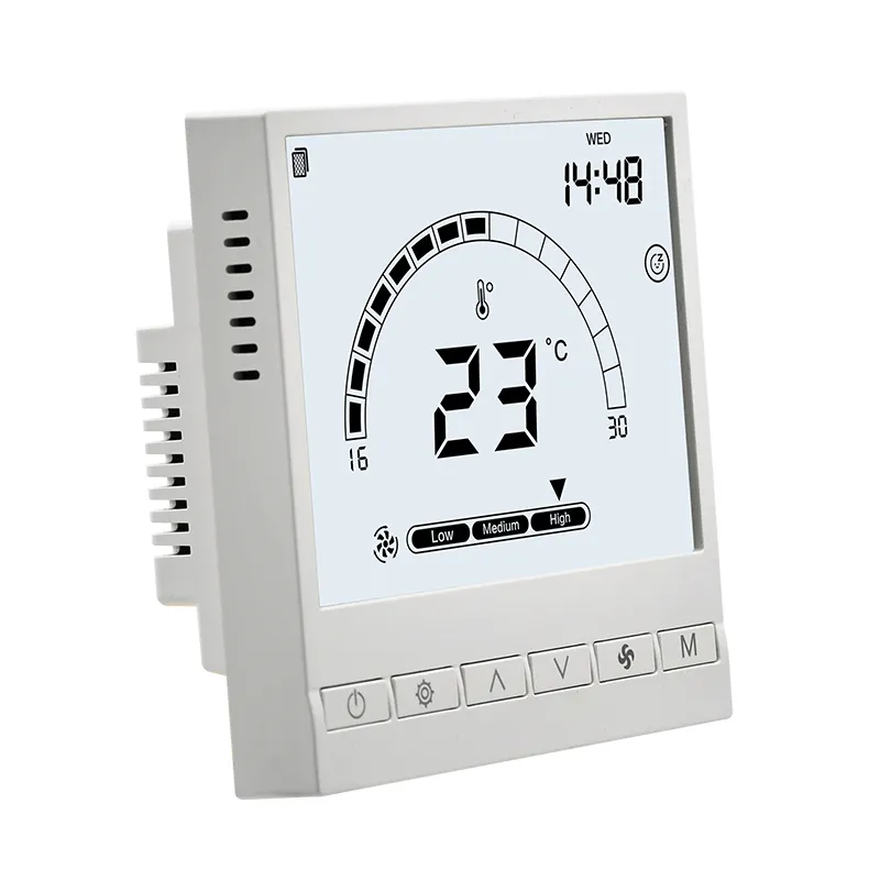 New release fresh air 3 speed fan controller with monitoring temperature and humidity ventilation system controller