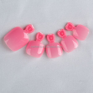 High Quality <strong>French</strong> Solid Color Press on <strong>Nails</strong> With <strong>Toe</strong> <strong>Nails</strong> <strong>Designs</strong> Foots Fake <strong>Nail</strong> Art Wholesales Supplies - Product Image 3