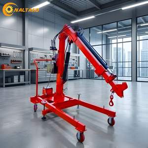 Mini Grúa Hidráulica Móvil Industrial de 1.5 Toneladas de Capacidad, 3.8m Máx. Altura de Elevación, 360 °   Garantía de Rotación de 12 Meses OEM/ODM - Product Image 1