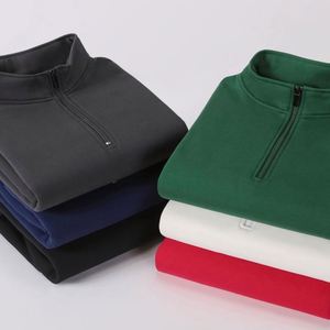 Service OEM d'usine : Sweat à capuche uni zippé personnalisé en polaire 700 g/m² pour homme, manches classiques, automne-hiver - Product Image 3