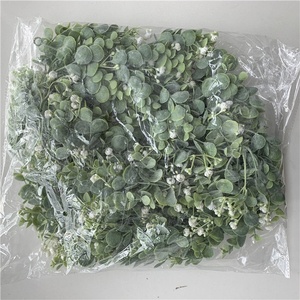 F-1615 Discount Supplies 200 CM Plastic Eucalyptus Wreath Artificial <strong>Silver</strong> Dollar Eucalyptus <strong>Garland</strong> for Sale - Product Image 3
