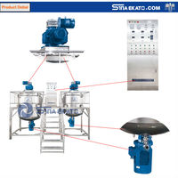 Machine de fabrication de détergent liquide multifonctionnelle en promotion avec moteur et pompe SUS304/SUS316L pour le broyage de produits chimiques et de shampoings