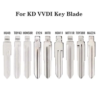KEYDIY VVDI JMD Lame de clé de voiture à distance en métal vierge non coupé